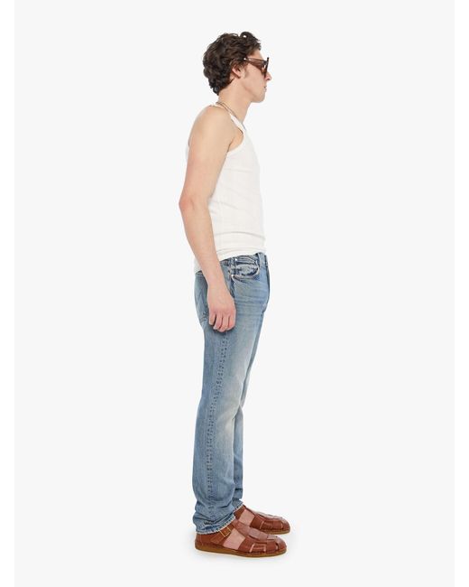 Mother Blue The Mega Neat Knuckle Down Jeans for men