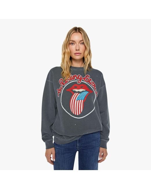 MadeWorn Blue Rolling Stones Sweatshirt Dusk T-Shirt