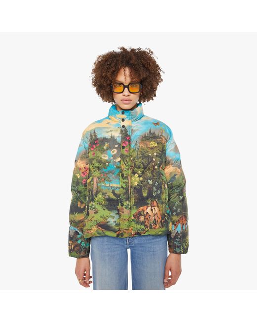 Mother White The Drop Pillow Talk Puffer Room With A View Jacket