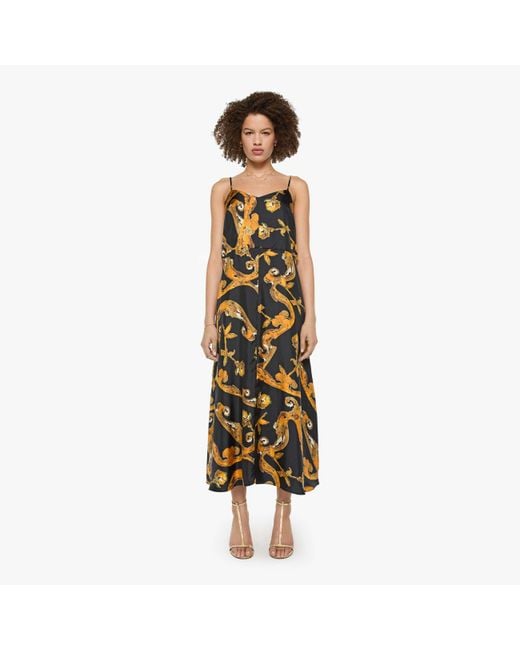 La Prestic Ouiston Metallic Petula Dress Roseraie Noir