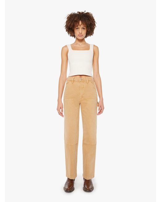 Mother Natural The Bee's Knees Stud Finder Sneak Whole Wheat Pants