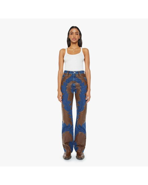 Mother Blue The Saloon Heel Weekend Out West Jeans