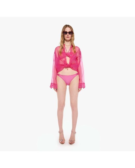 SPRWMN Pink Bikini Bottom Rose