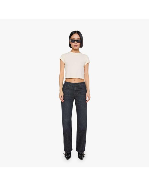 Mother White Petites The Lil Reifler Starry Eyed Jeans