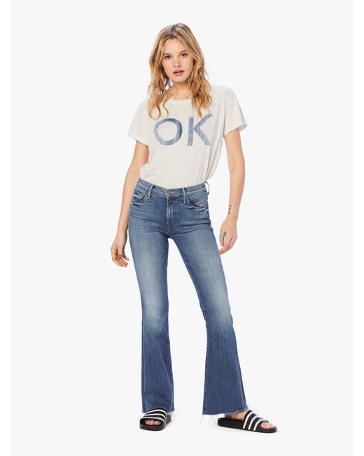 Mother Denim The Weekender Fray Hop On 