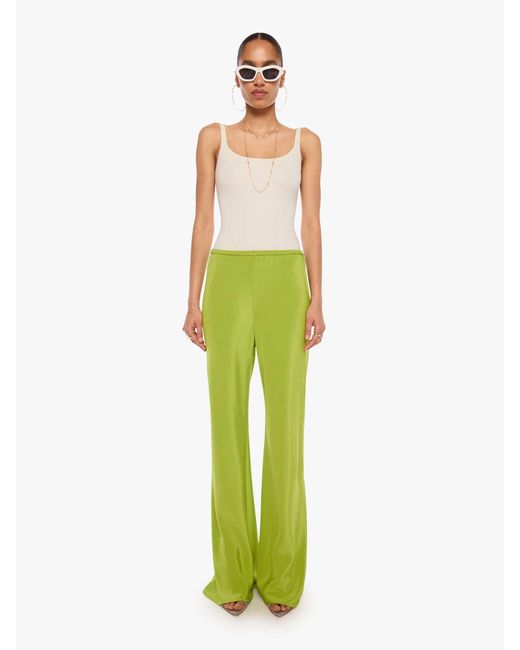 SABLYN Green Naomi Bias Cut Pull On Pants Chartruese