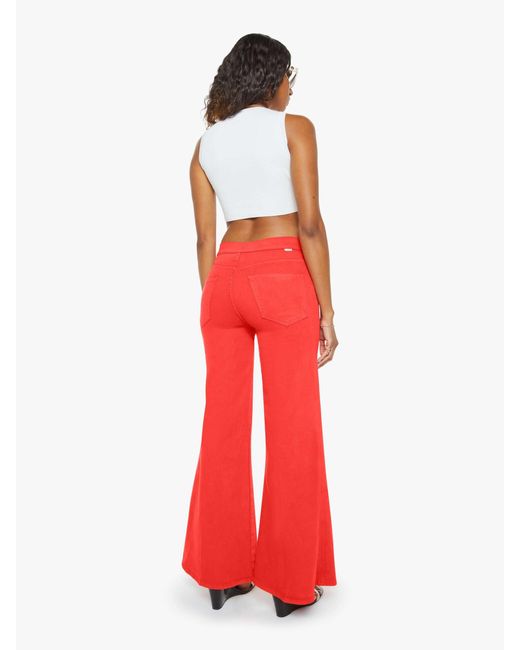 Mother Red The Tab Roller Skimp Emberglow Pants