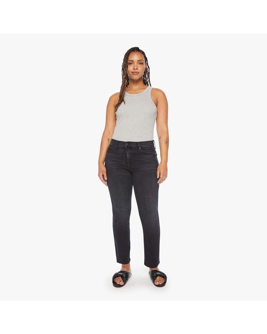 Mother Blue The Mid Rise Dazzler Ankle Deep End Jeans
