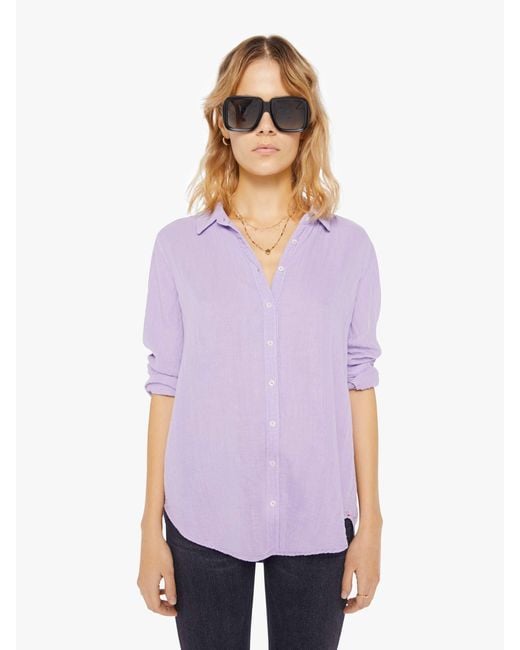 Xirena Purple Scout Shirt Viola