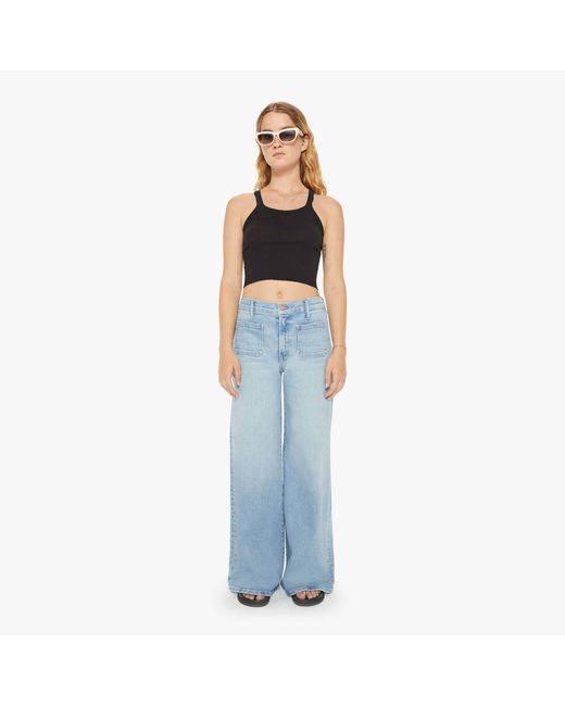 Mother Blue Petites The Lil' Patch Pocket Undercover Sneak California Cruiser Pants