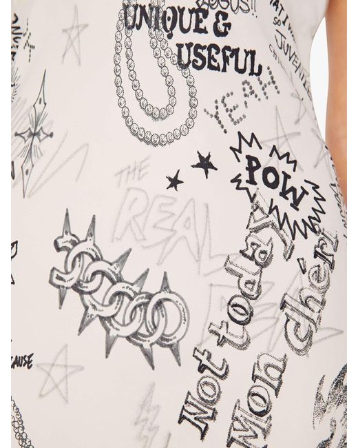 Mother White The Cap And Gown Spin Me Around Dress