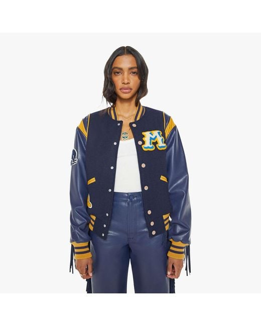 Mother The Fringe Team Spirit Varsity Blues Jacket