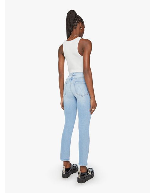Mother Blue The Mid Rise Dazzler Ankle Limited Edition Jeans