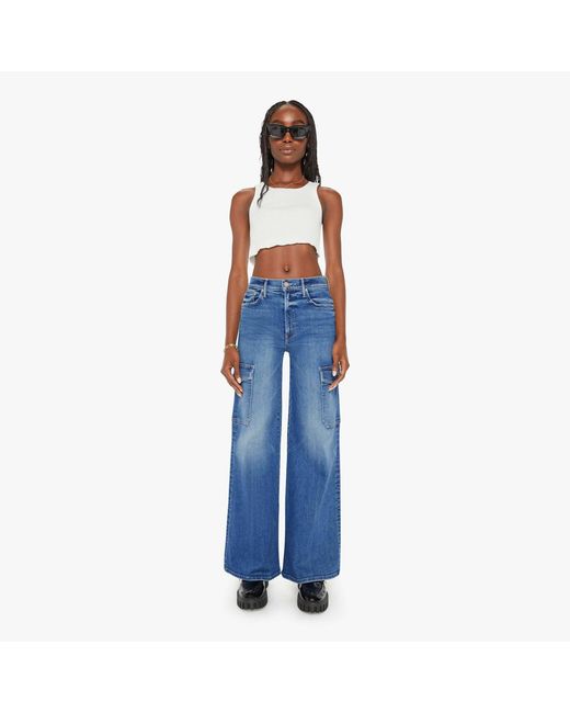 Mother Blue The Undercover Cargo Sneak Opposites Attract Pants