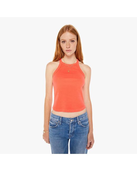 Mother Orange The Up In Arms Hot Coral Shirt