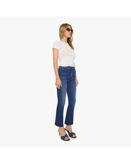 Mother Blue The Hustler Ankle Taking Chances Jeans