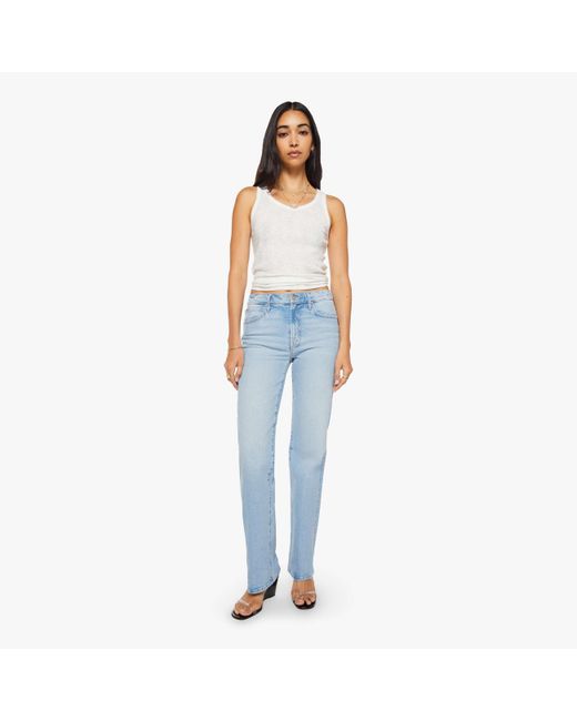 Mother Blue The Kick It Fringe Benefits Jeans