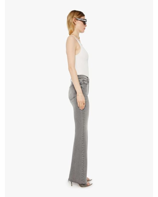 Mother White The Doozy Sneak Fray Catch Me Outside Jeans