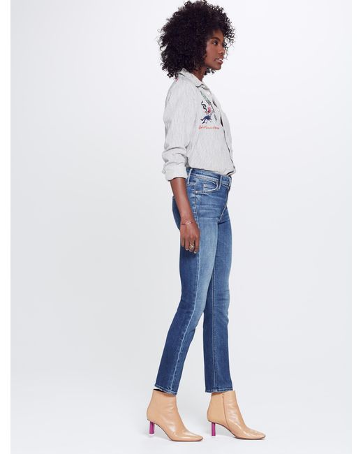 Mother Denim The Mid Rise Dazzler Ankle 