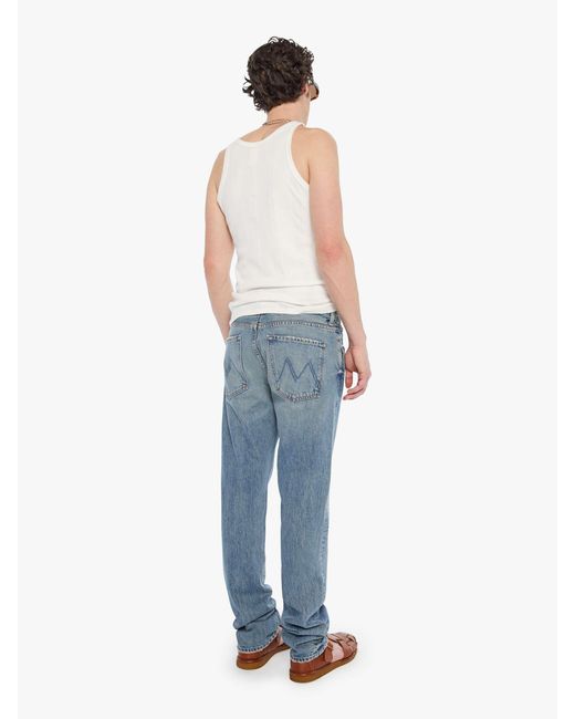 Mother Blue The Mega Neat Knuckle Down Jeans for men