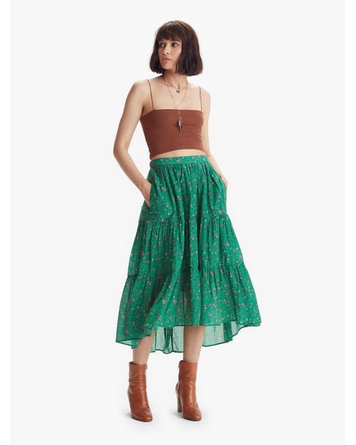 green grass skirt