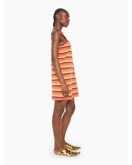 Mother Orange The Swing Tank Top Dress Fire