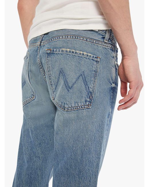 Mother Blue The Mega Neat Knuckle Down Jeans for men