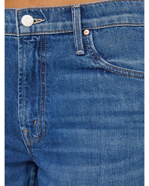 Mother Blue The Spinner Zip Sneak Paint The Town Jeans