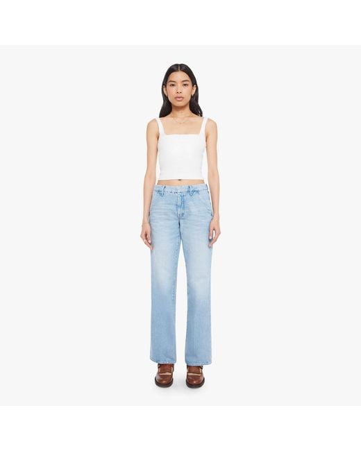 Mother Blue The Bookie Prep Sneak This Is How I Roll Jeans
