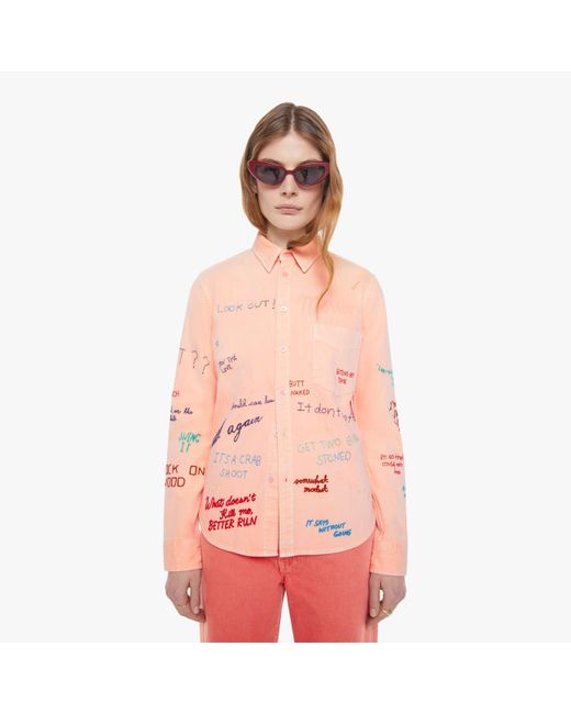 Mother Pink The Foxy Boxy Dear Diary Shirt