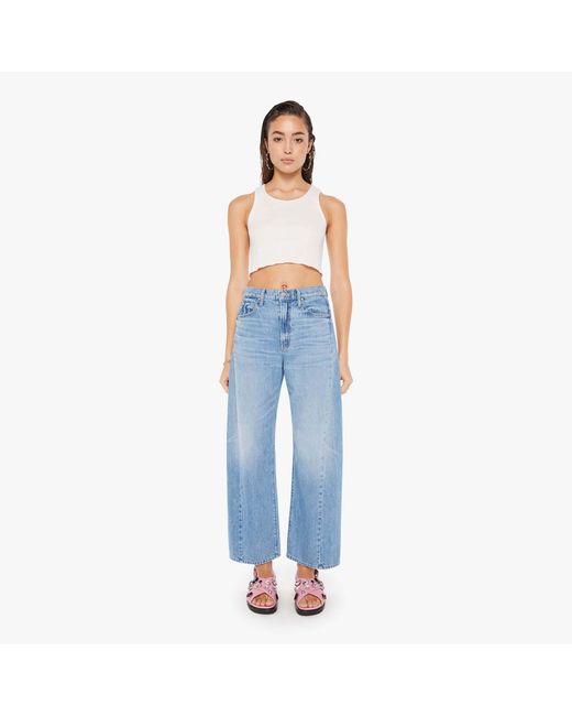 Mother Blue The Half-pipe Flood Material Girl Jeans