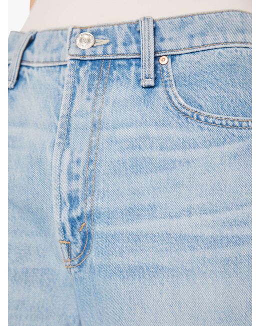 Mother Blue The Rambler Zip Ankle Fray I'M With The Band Jeans