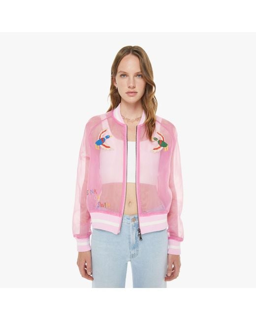 Mother The Mozzy Sight Unseen Jacket in Pink | Lyst
