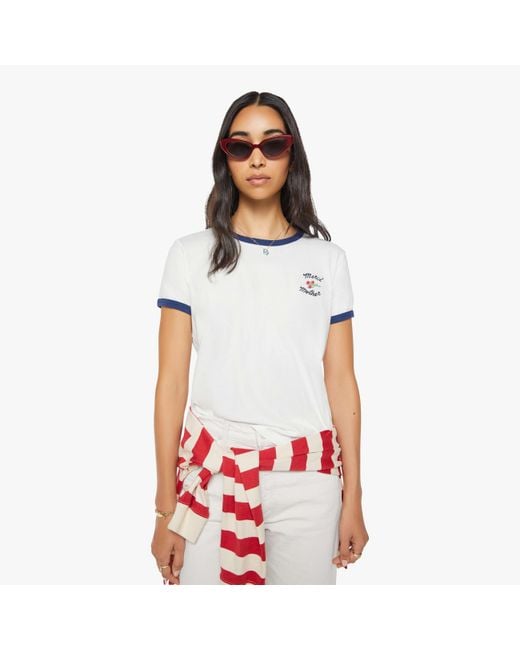 Mother White Merci X The Lil' Goodie Ringer Game Changer T-Shirt