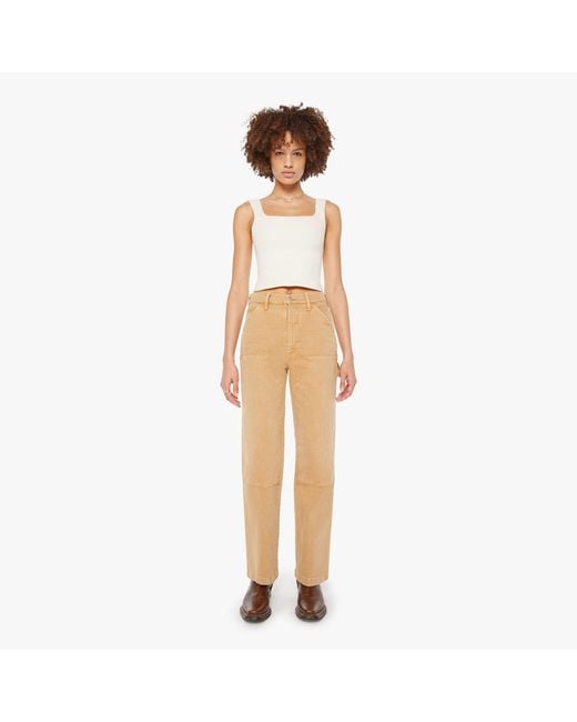 Mother Natural The Bee's Knees Stud Finder Sneak Whole Wheat Pants