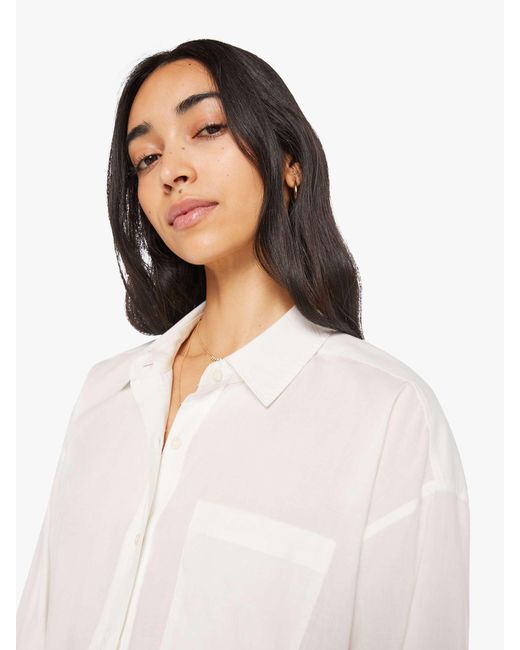 Mother White The Pushing Buttons Shirt