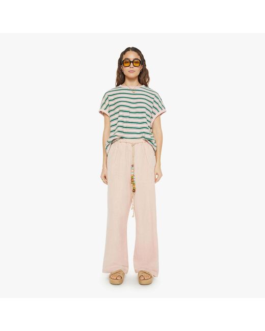 Dr. Collectors Green P73 Flare Pleated Pants Rose