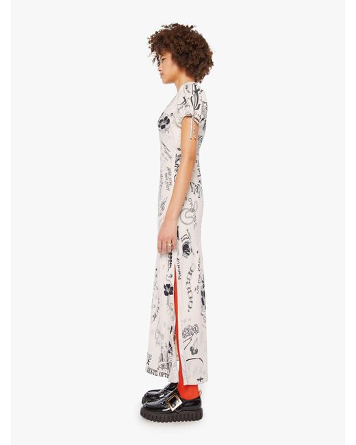 Mother White The Cap And Gown Spin Me Around Dress