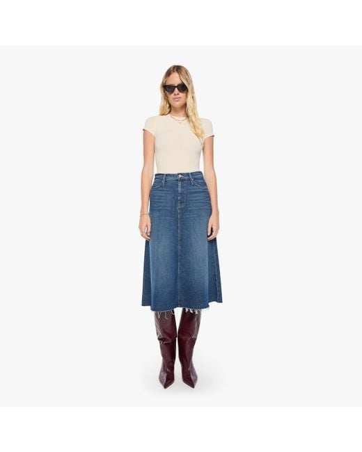 Mother Blue The Circle Midi Fray Buckaroo