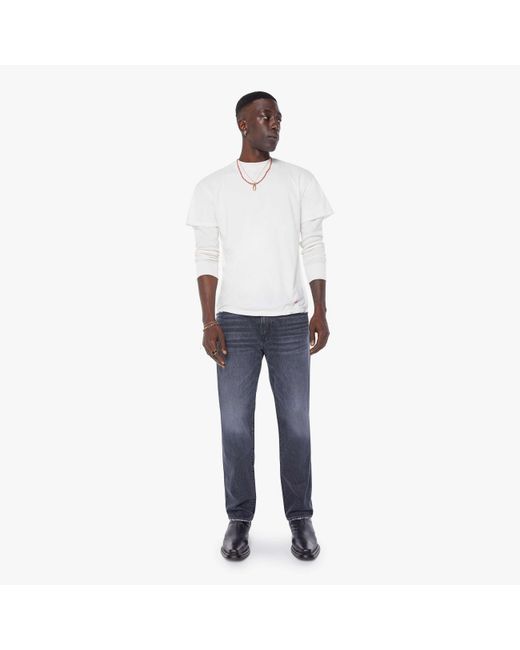 Mother White The Bronco Final Curtain Jeans for men
