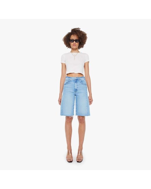 Mother Blue The Half-Pipe Bermuda Fray Sow Surreal Jeans