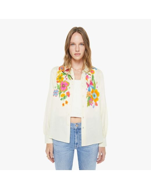 Mother White The Gathered Honey Mystical Garden Shirt