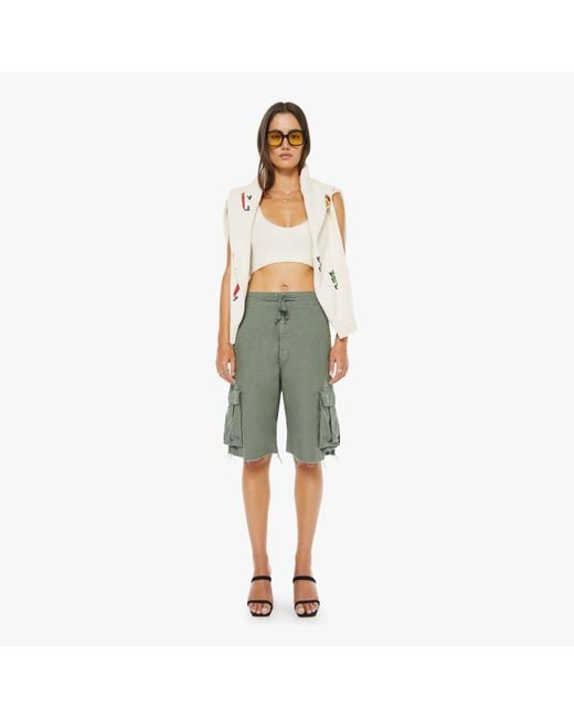 Mother Green The Free Fall Shorts Fray Sir,Yes Sir!