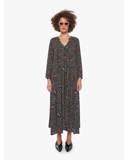 Natalie Martin White Fiore Maxi Swallow Skirt