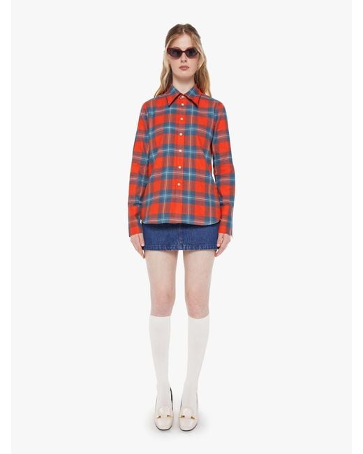 Mother Red Chloe Fineman X The Mayday Checked