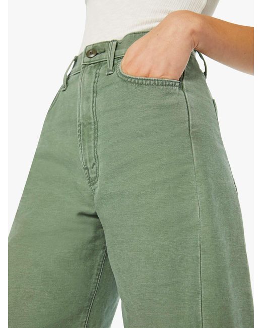 Mother Green The Half-Pipe Bermuda Fray Roger That Jeans
