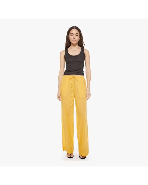 ÉTERNE Metallic Brody Pants Saffron