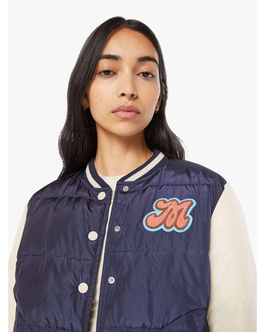 Mother Blue The Pillow Talk Letterman Jacket Second String
