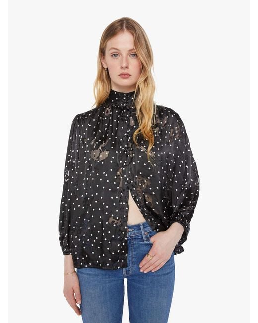 Natalie Martin Blue Iris Top Midnight Burnout