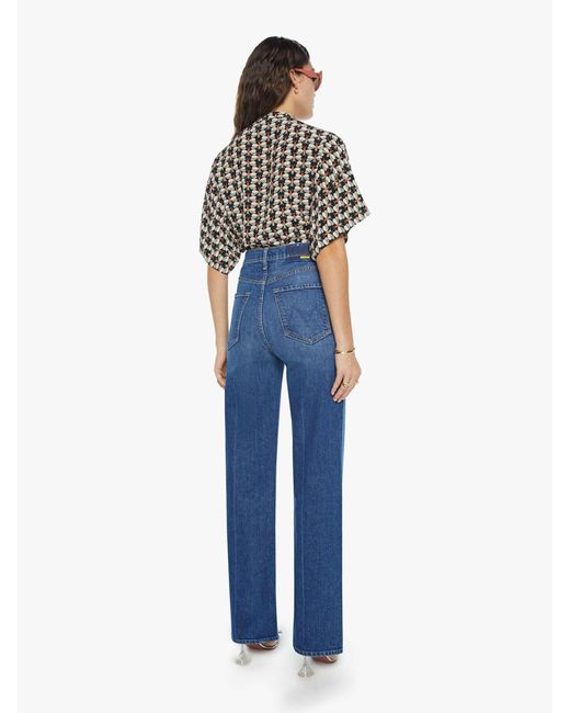 Mother Blue La Doublej X The Tune Up Maven Sneak Middle Child Jeans